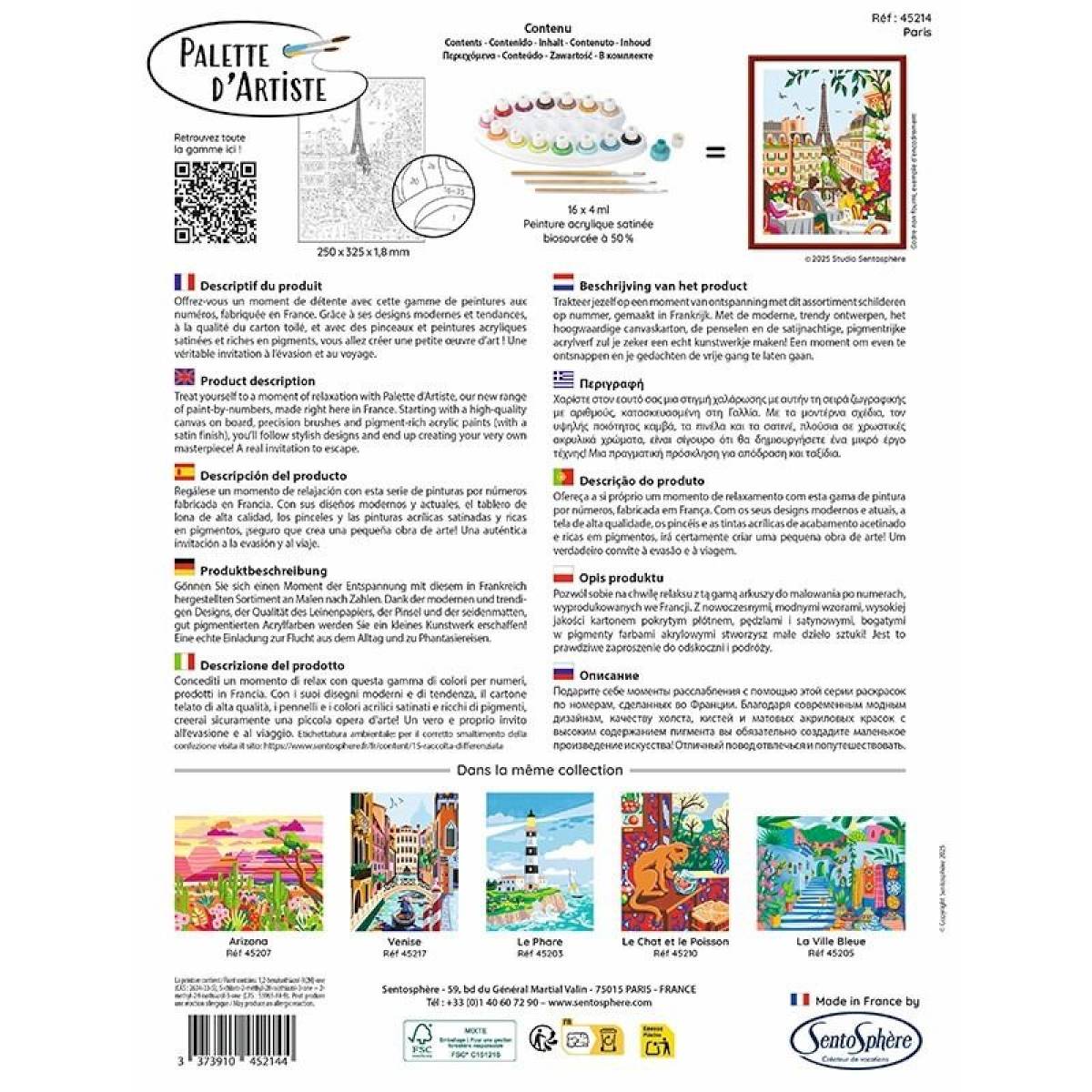 Peinture au numéro - Palette d'artiste - Le chat à la fenêtre(dupliqué) Peinture au numéro - Palette d'artiste - Le chat à la fenêtre(dupliqué)