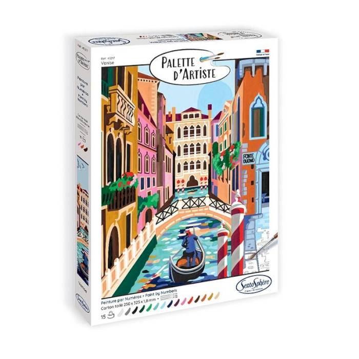 Peinture au numéro - Palette d'artiste - Venise Peinture au numéro - Palette d'artiste - Venise