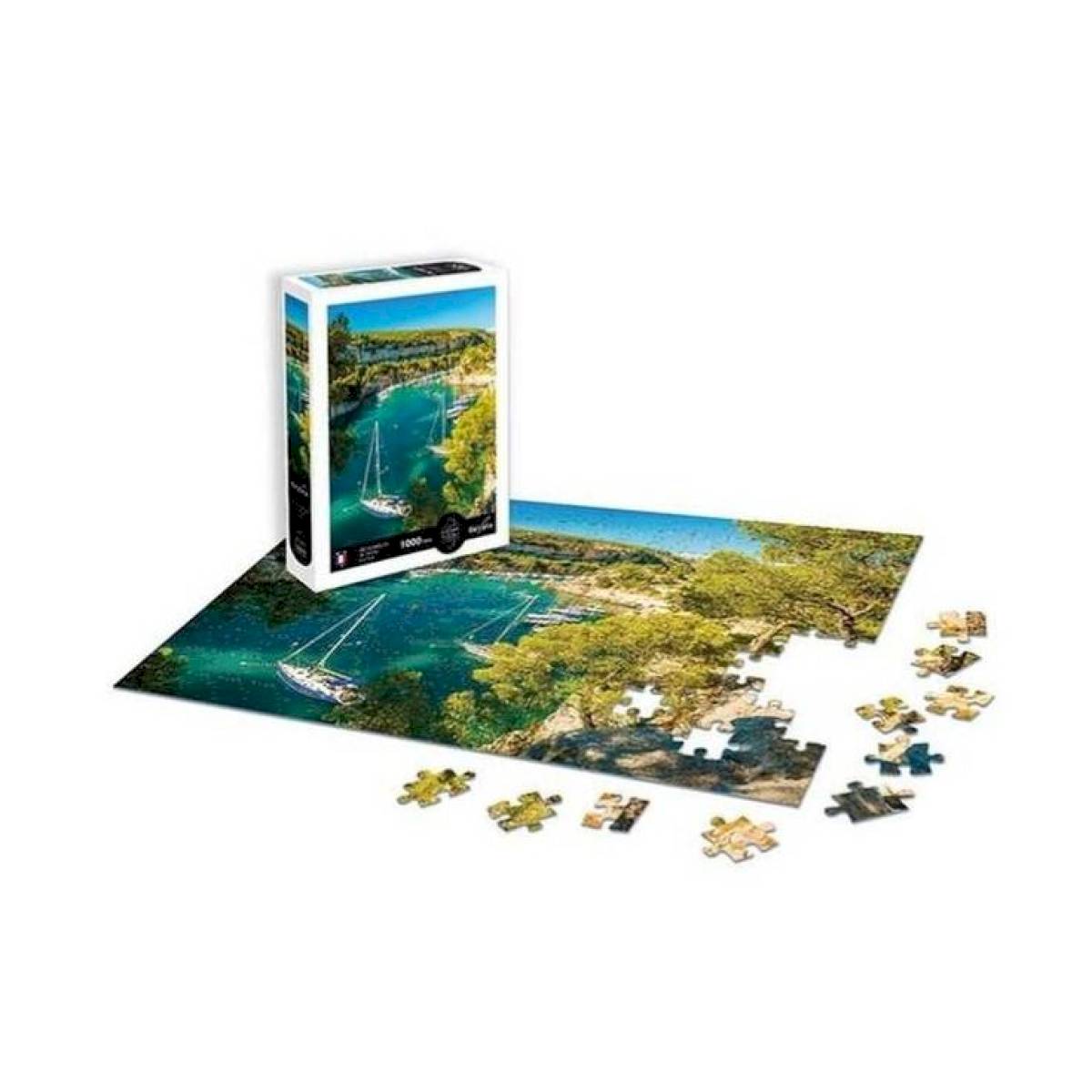 Puzzle 1000 pièces - Les calanques de Cassis