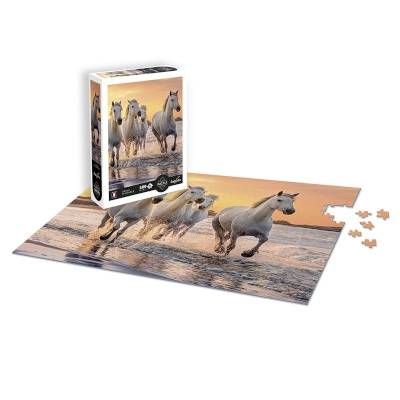 Puzzle 500 pièces XL - Chevaux en Camargue Puzzle 500 pièces XL - Chevaux en Camargue