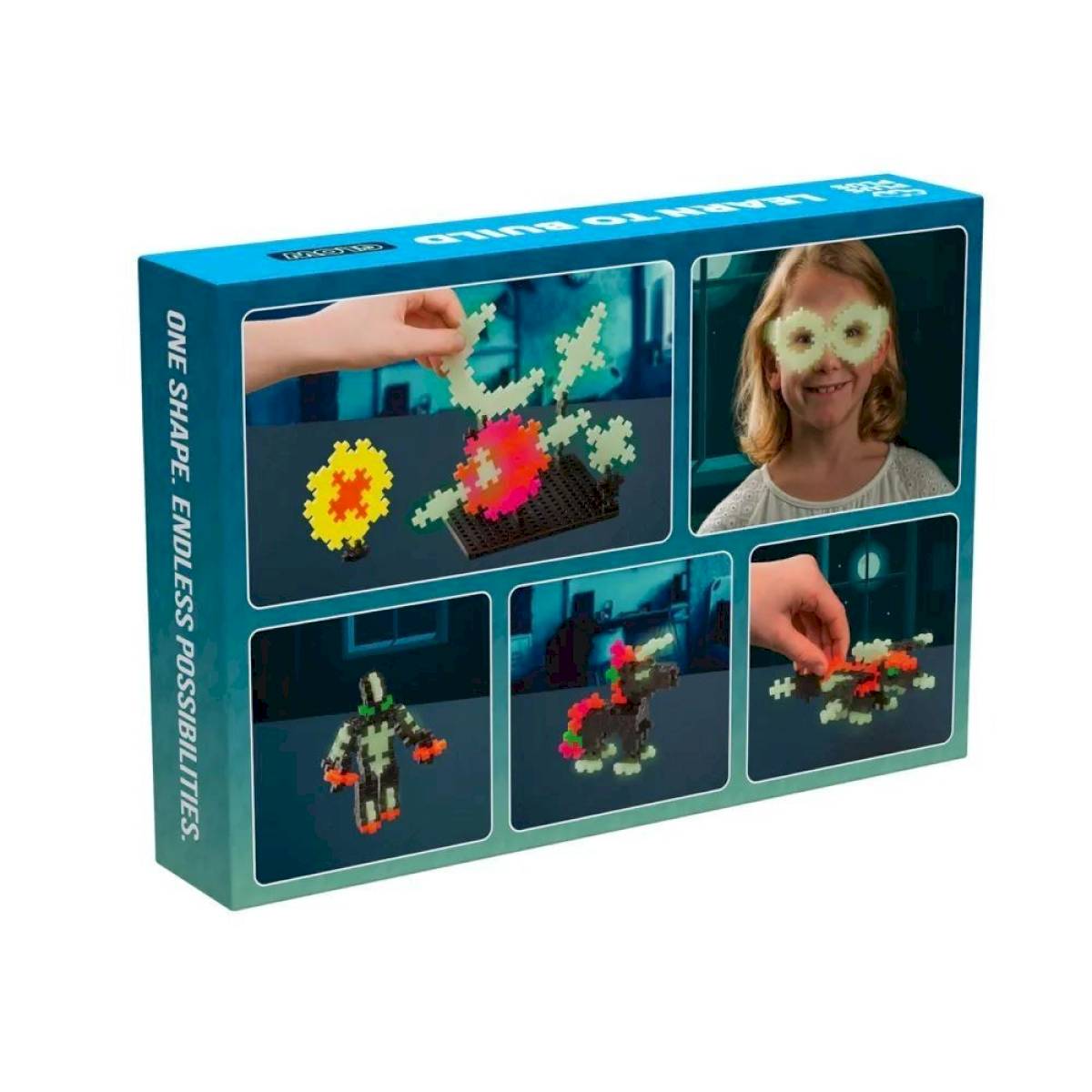 Kit découverte Phosphorescent 500 pièces - Plus Plus