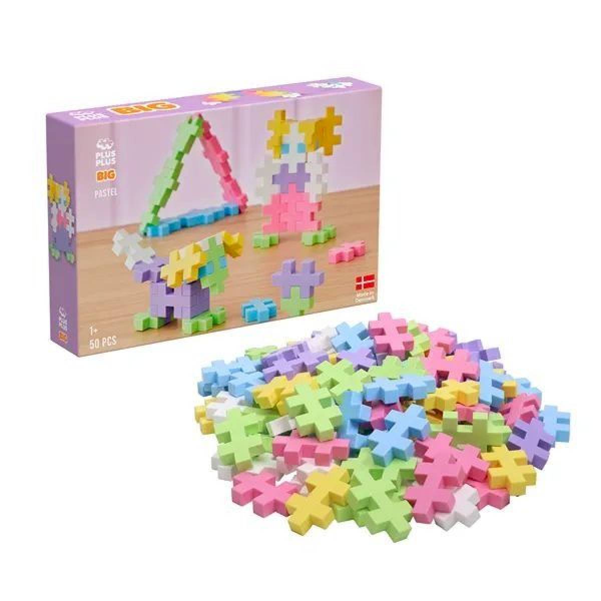 Coffret Big Pastel 50 pièces- Plus Plus