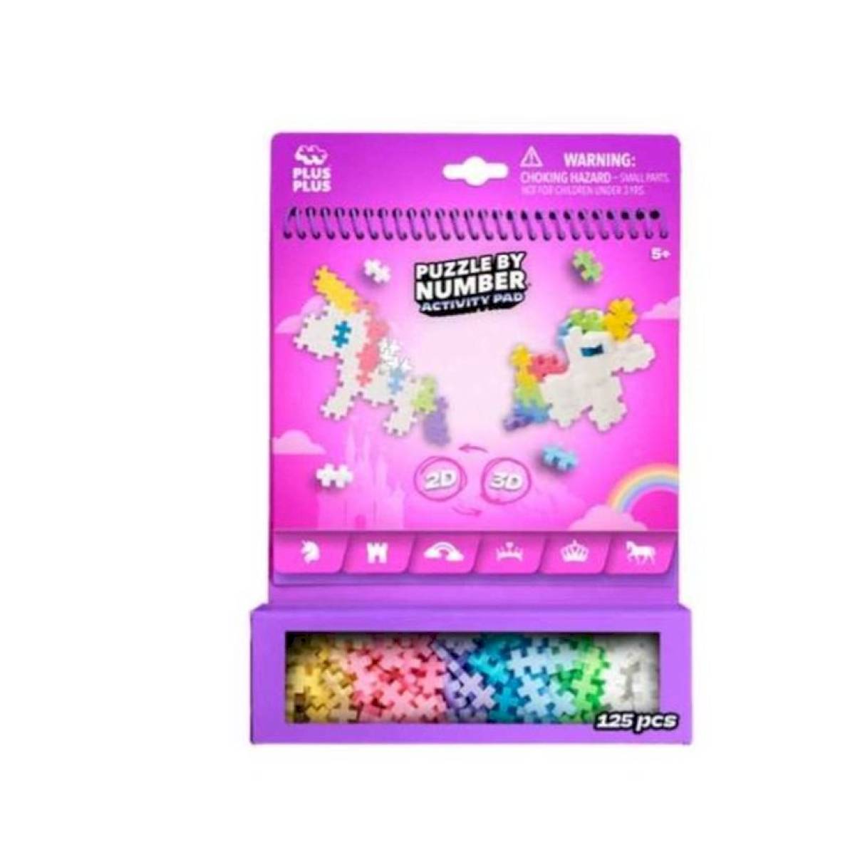 Puzzle by number Conte de fées 125 pièces - Plus Plus