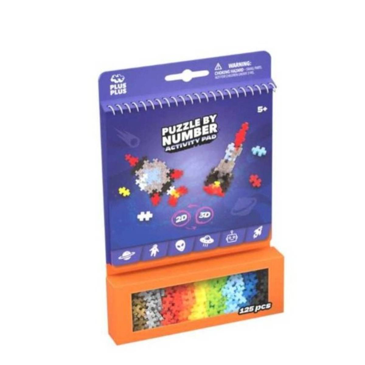 Puzzle by number Espace 125 pièces - Plus Plus