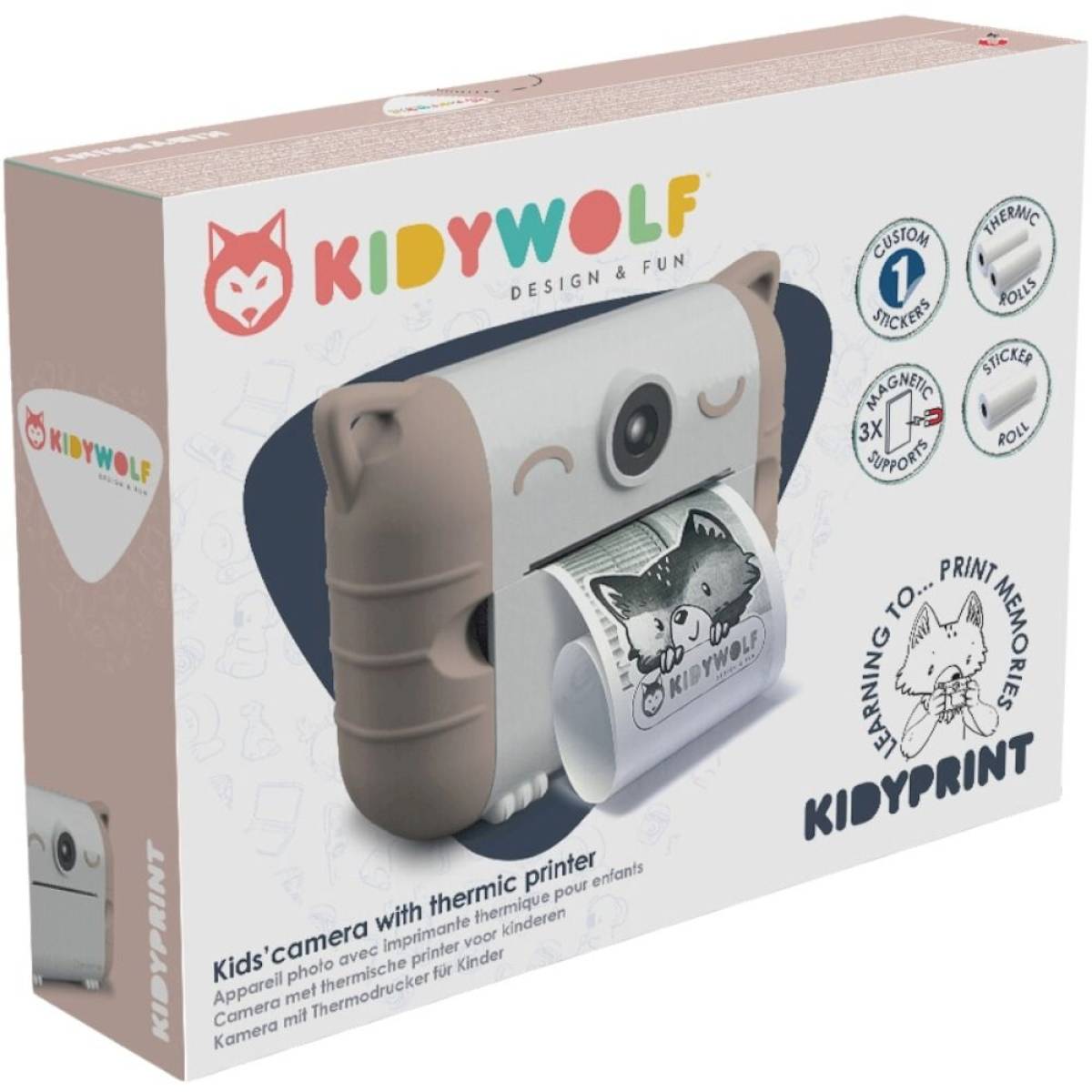 Appareil photo instantané rose Kidyprint