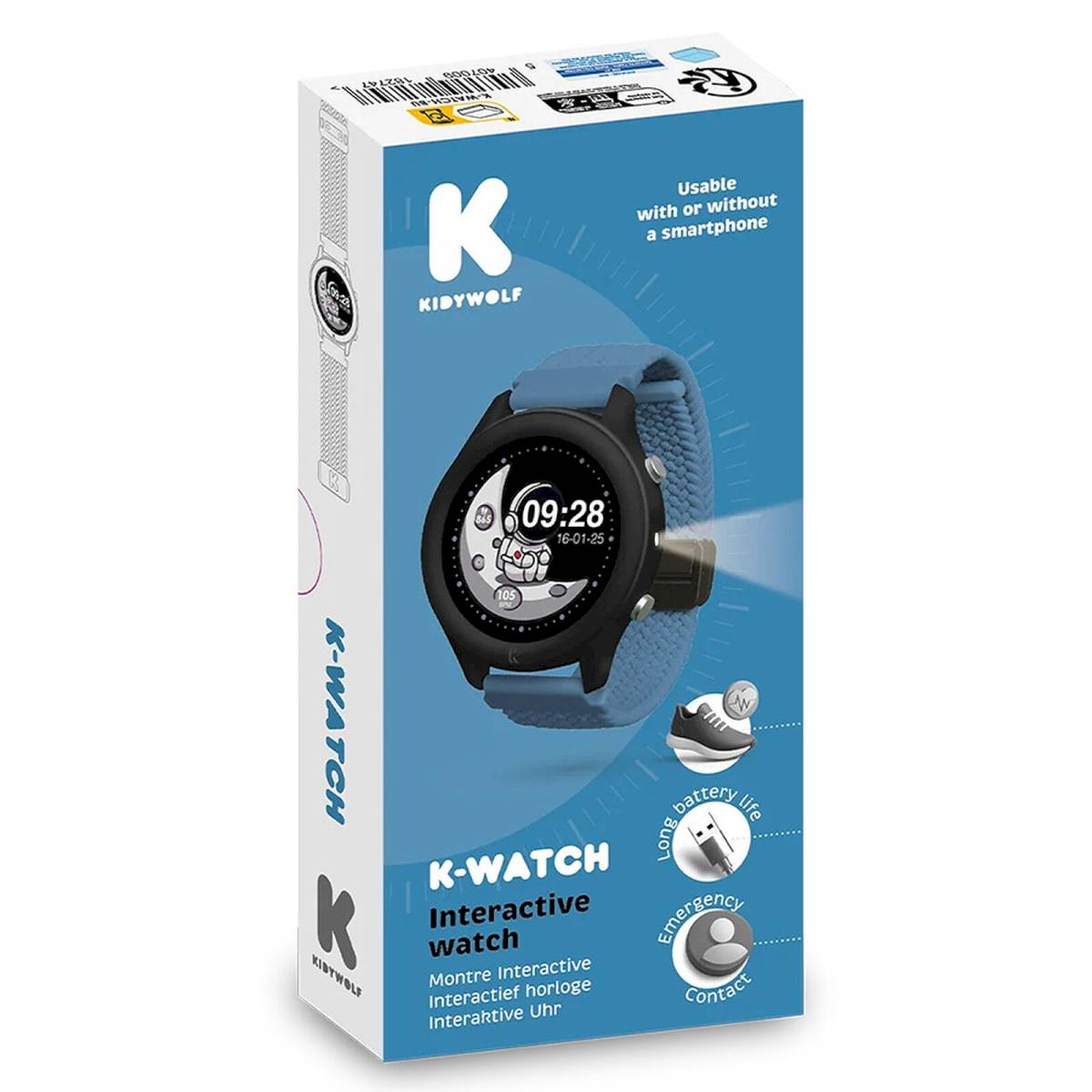 Montre connectée interactive K-watch corail - Kidywolf(dupliqué)