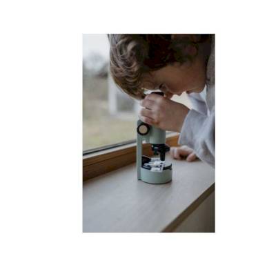 Microscope portable vert - Kidymicroscope