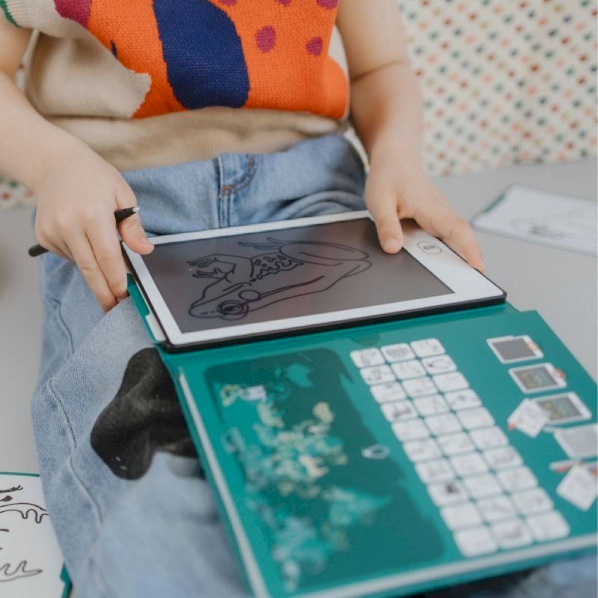 Mini tablette à dessin Kidydraw Animaux autour du monde