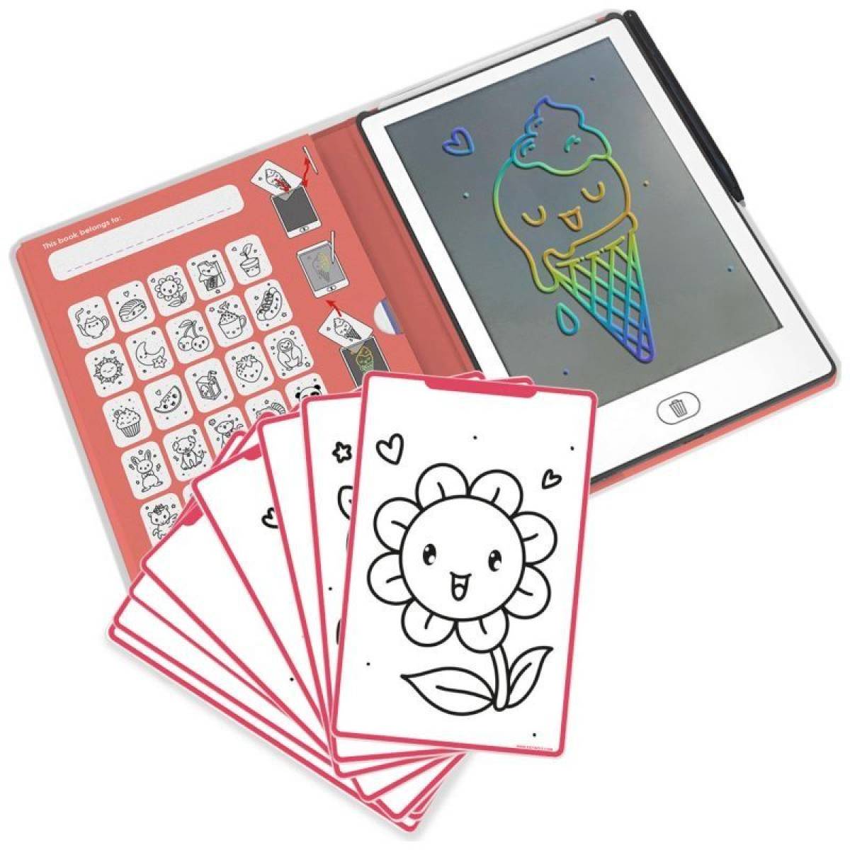 Mini tablette à dessin Kidydraw Animaux autour du monde(dupliqué)