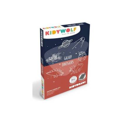 Recharge tablette à dessin Kidydraw mini - Dinosaures et Galaxie