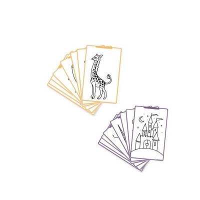 Recharge tablette à dessin Kidydraw mini - Il était une fois et Animaux