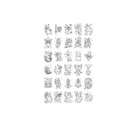 Recharge tablette à dessin Kidydraw mini - Il était une fois et Animaux