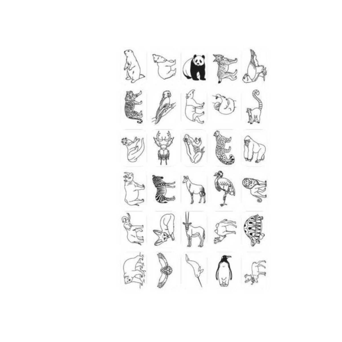 Recharge tablette à dessin Kidydraw mini - Animaux autour du monde / Océans et Pirates