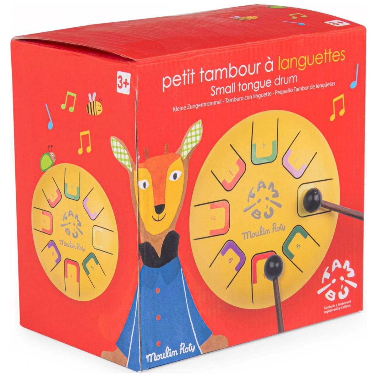 Petit tambour à languettes Popipop