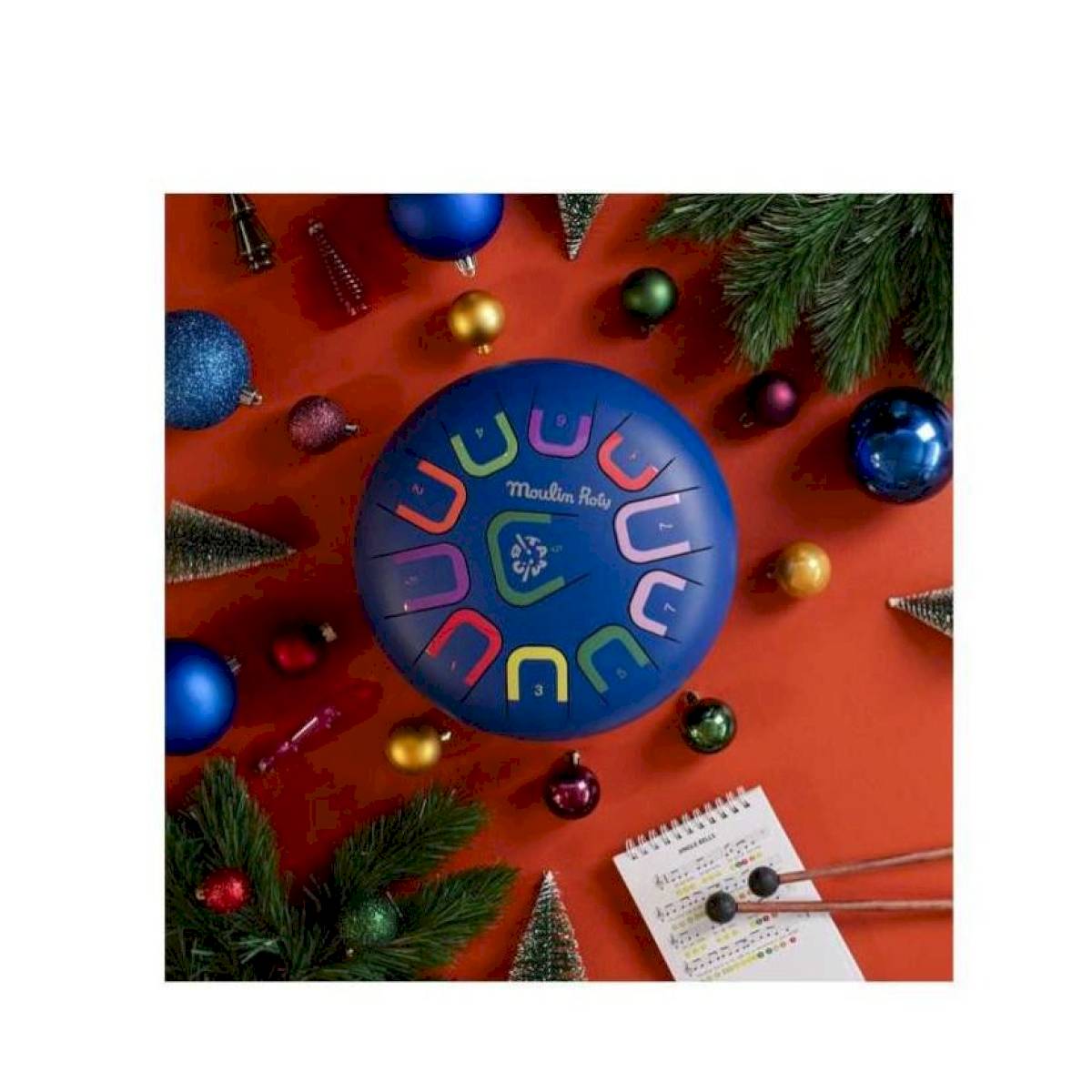 Grand tambour à languettes Puce et Pilou