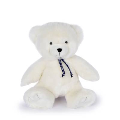 Peluche L'Ours Maïlou Lou 35cm blanc poudré(dupliqué)