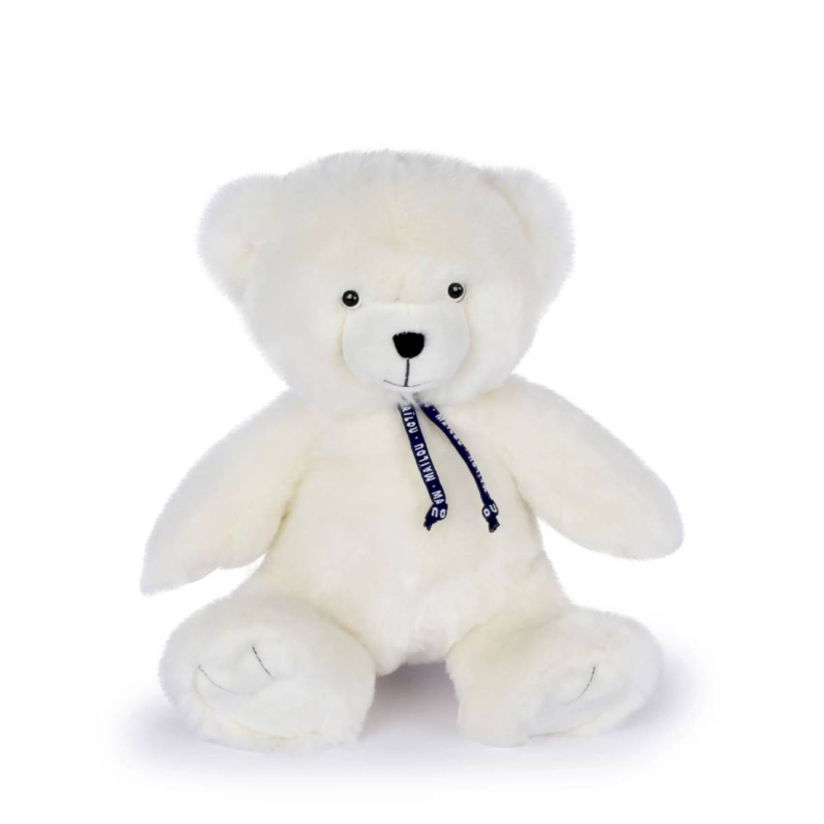 Peluche L'Ours Maïlou Lou 35cm blanc poudré(dupliqué)