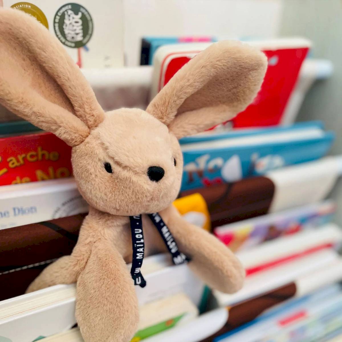 Doudou Lapin Dorlotin beige