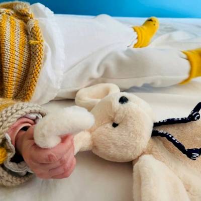 Doudou Lapin Dorlotin beige