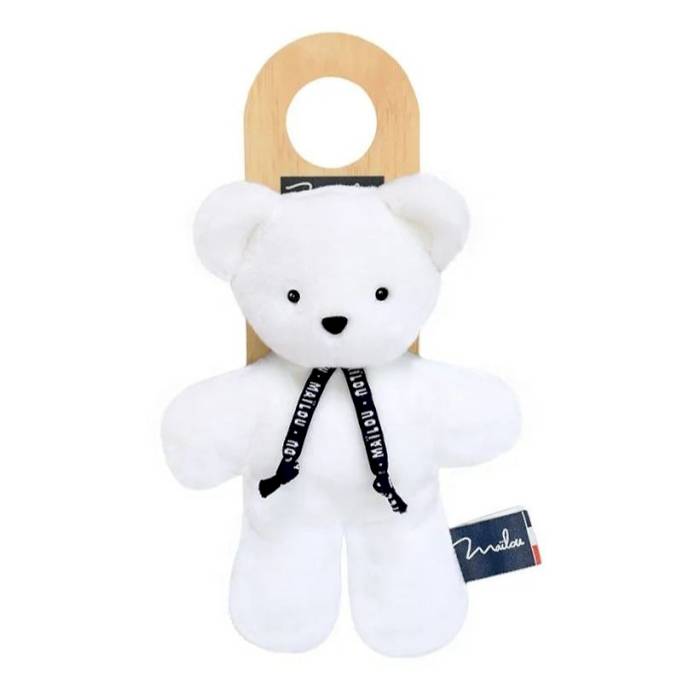 Petite Peluche Ours Dorlotin blanc