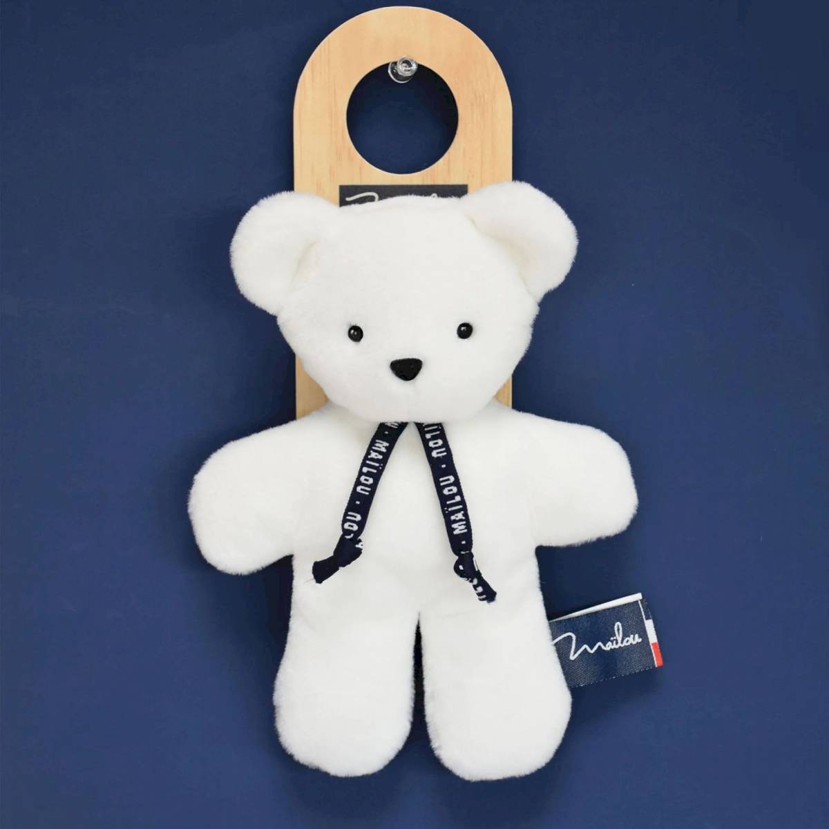 Petite Peluche Ours Dorlotin blanc