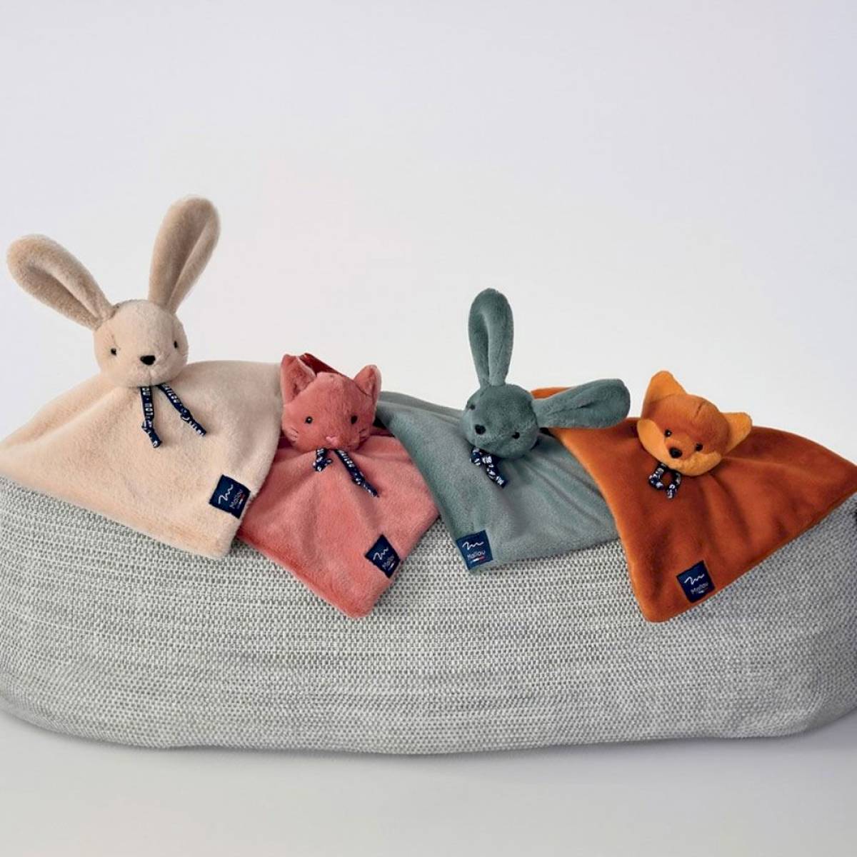 Doudou plat Dorlotin Chat rose(dupliqué)