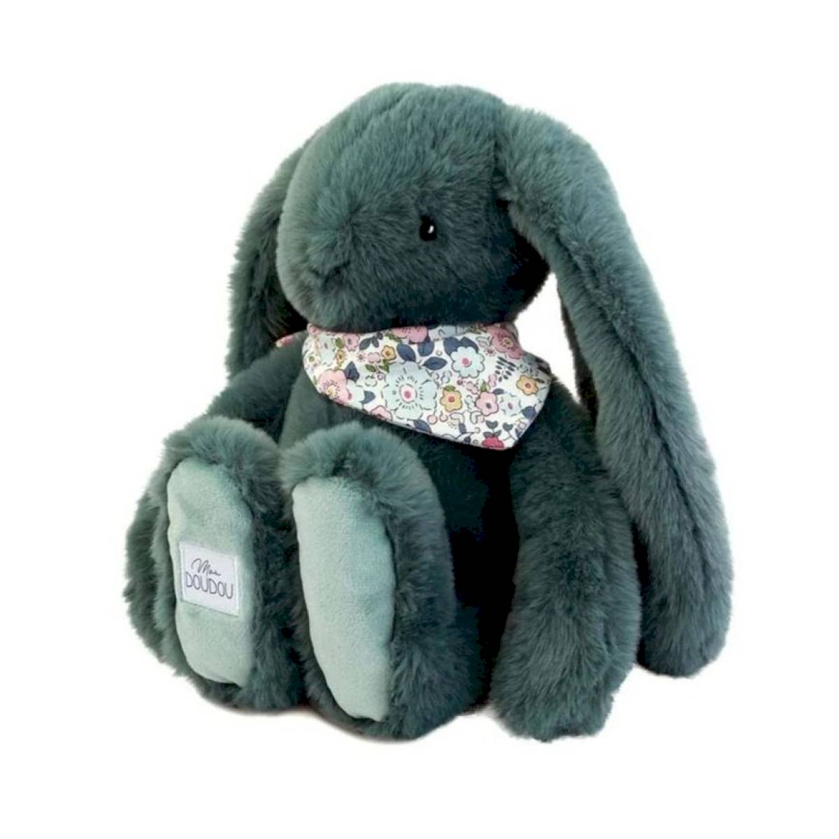 Peluche Lapin Fleurette Eucalyptus 35cm