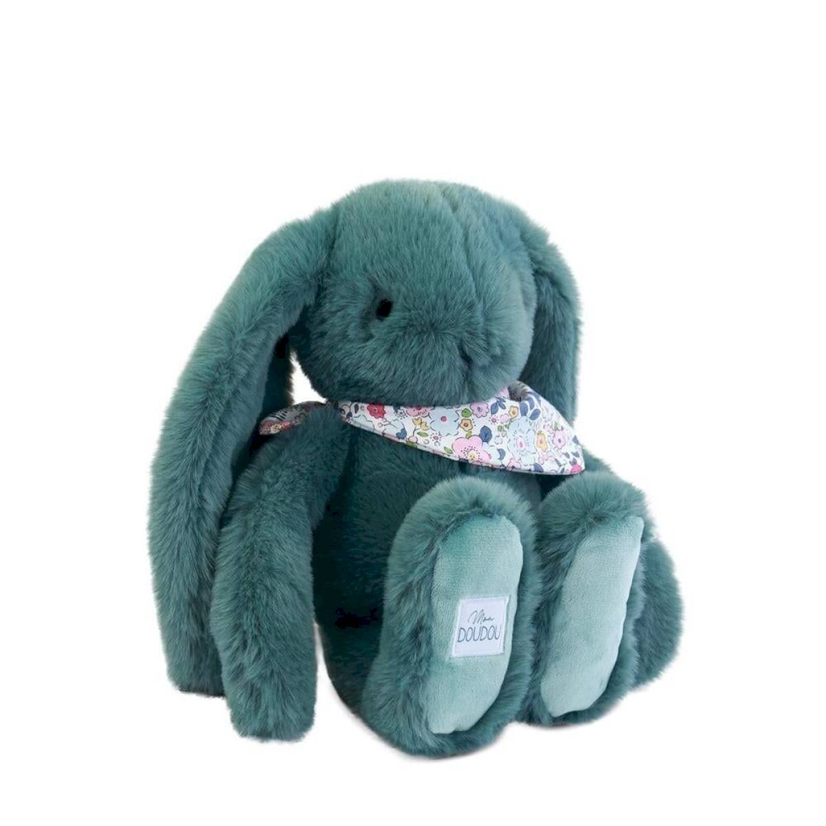 Peluche Lapin Fleurette Eucalyptus 35cm