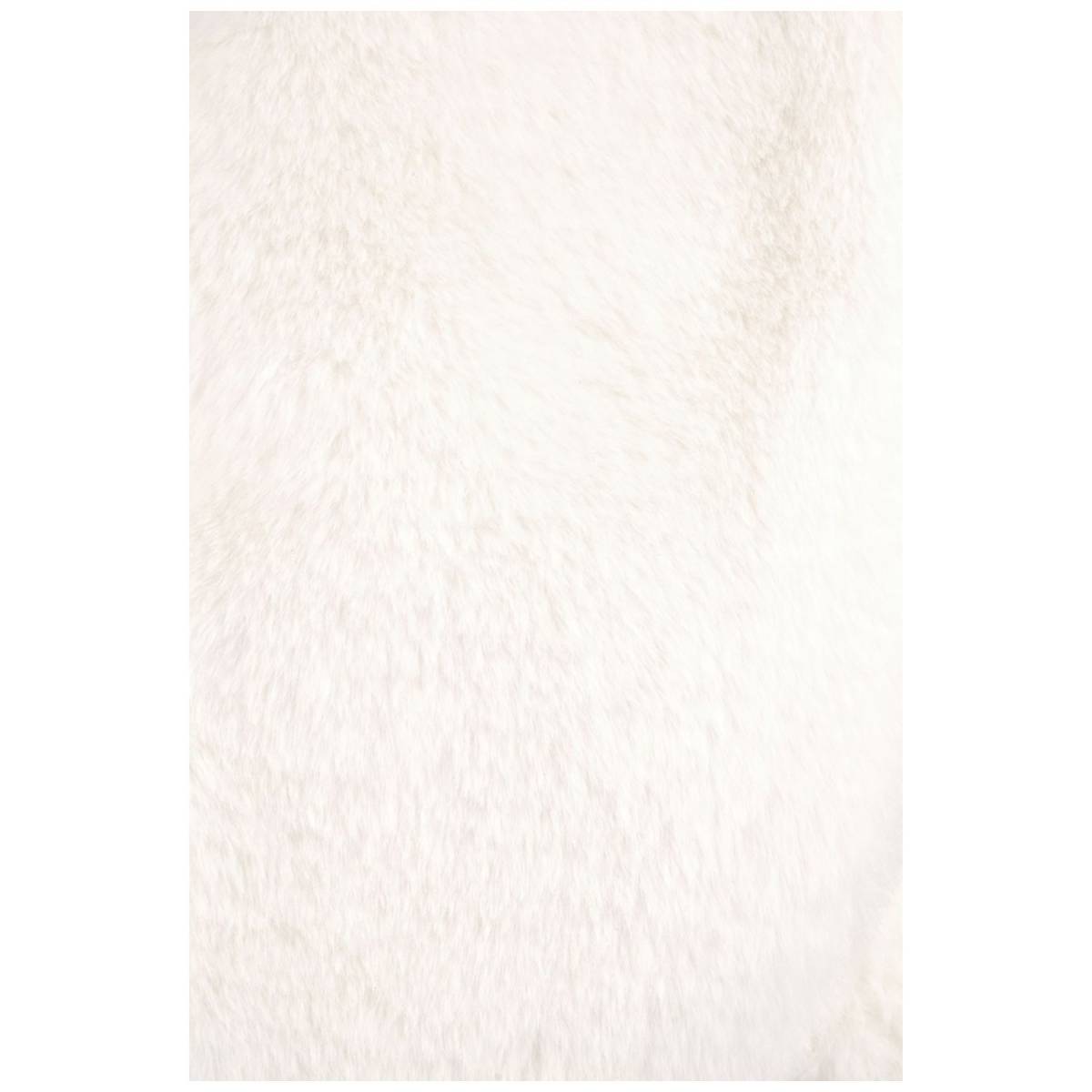 Peluche Lapin Fleurette Blanc 25cm