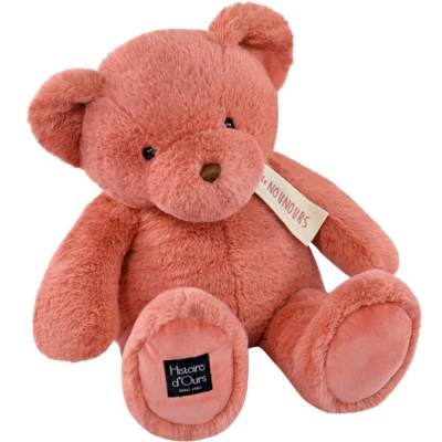 Peluche Nounours rose praline 40cm