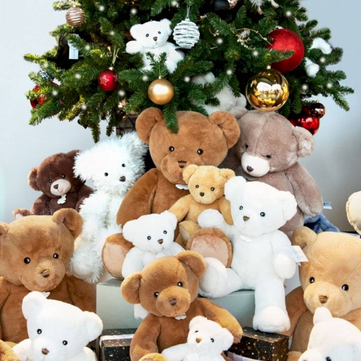 Peluche Ours Bellydou marron 40cm