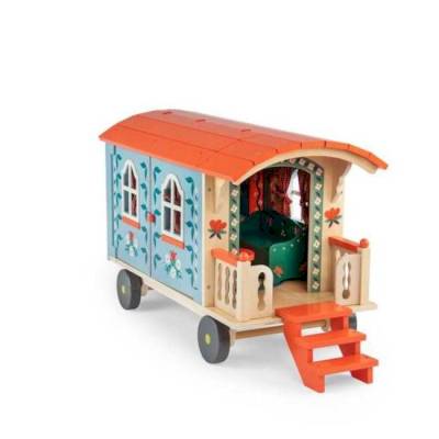 Roulotte en bois - Les Minouchkas