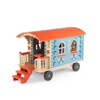 Roulotte en bois - Les Minouchkas