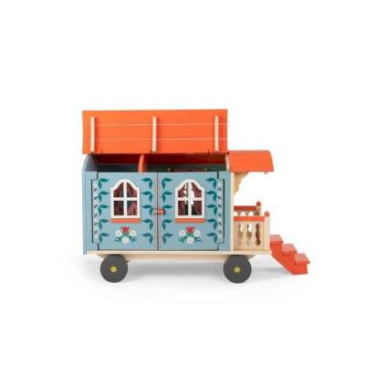 Roulotte en bois - Les Minouchkas