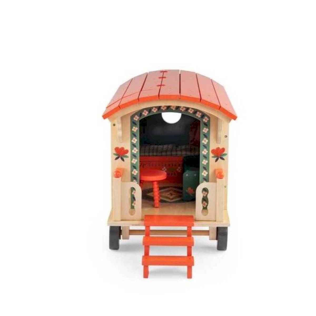 Roulotte en bois - Les Minouchkas