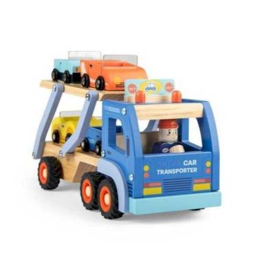 Camion de transport de voitures Avenue du Moulin