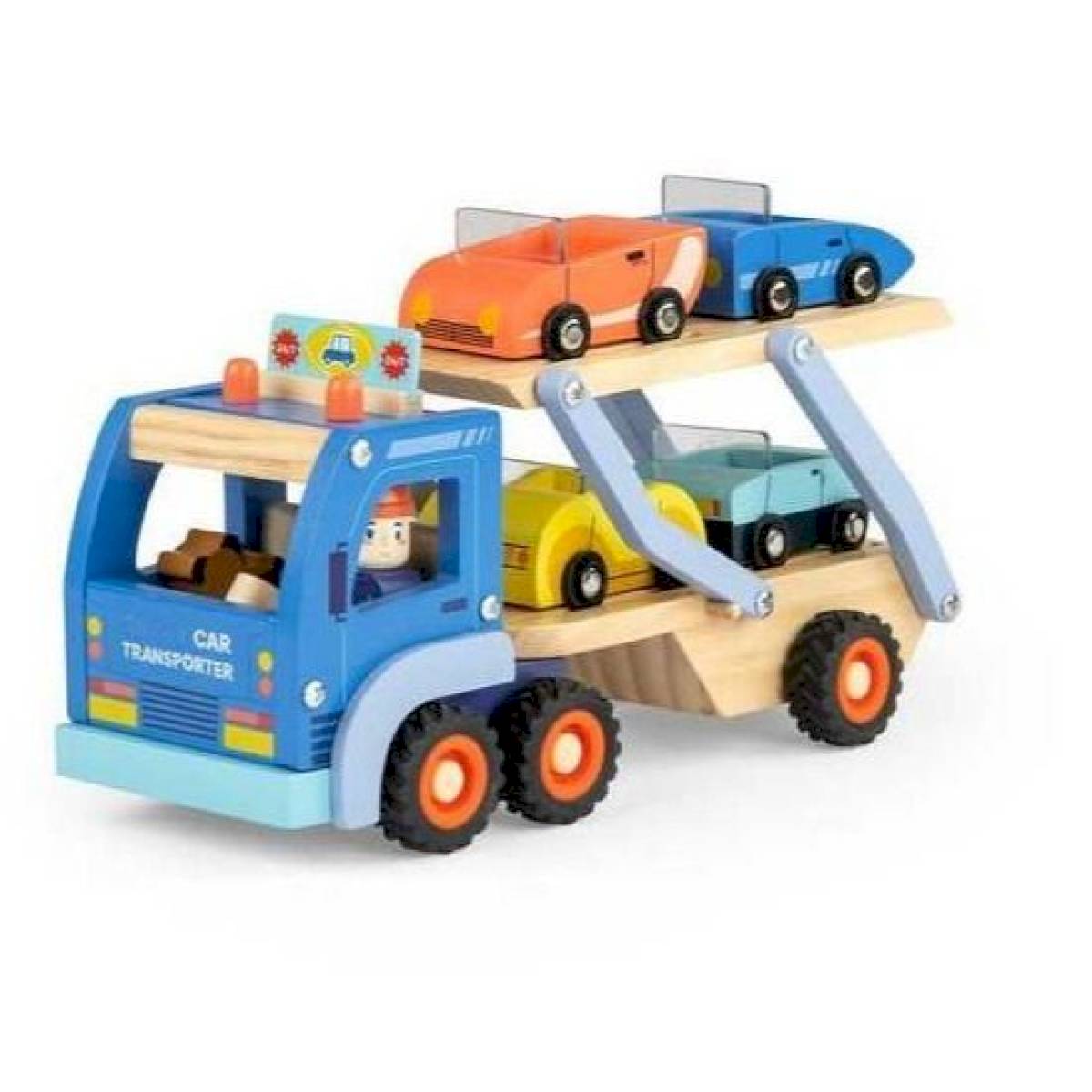 Camion de transport de voitures Avenue du Moulin