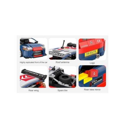 Voiture de rallye Citroën C4 WRC, 329 pièces