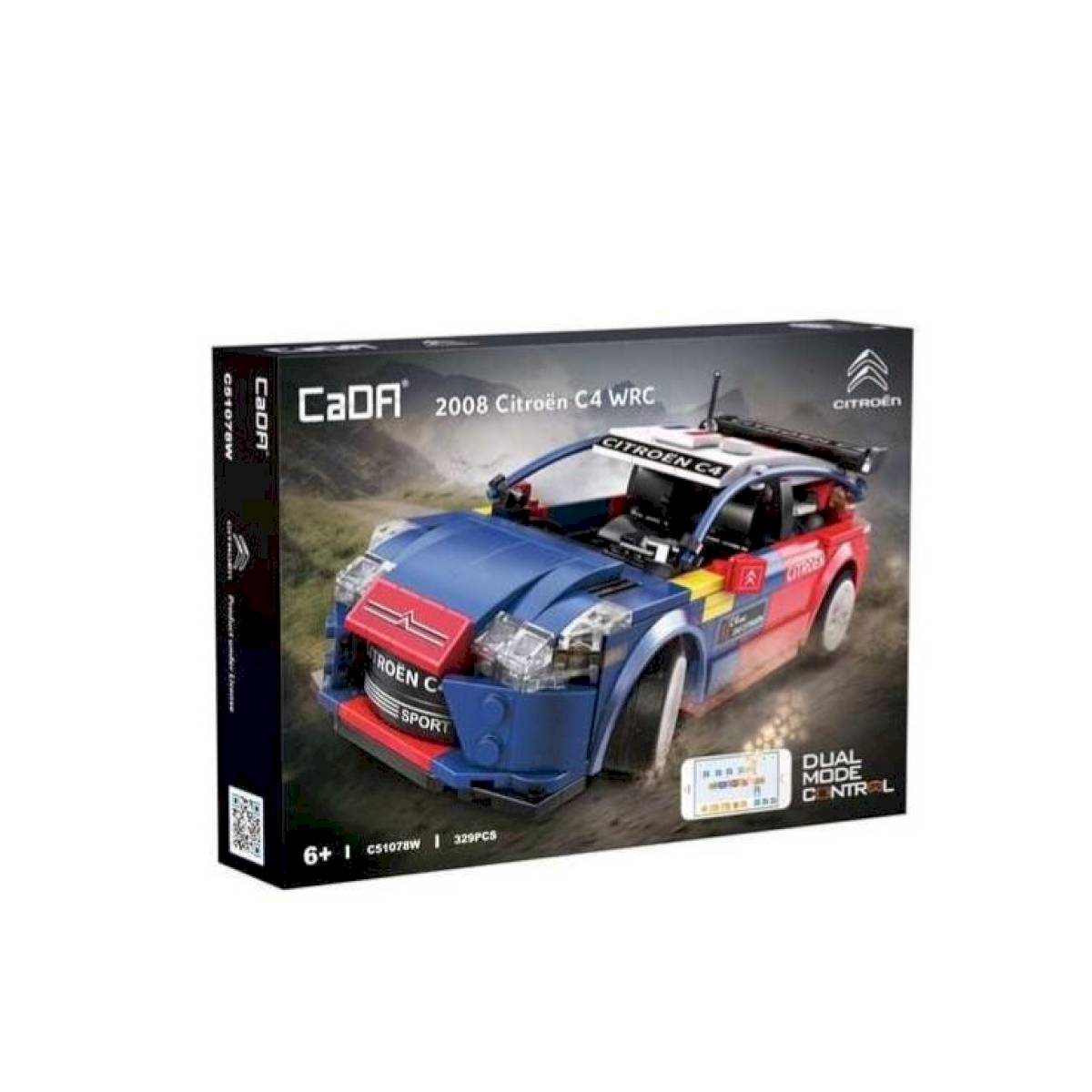 Voiture de rallye Citroën C4 WRC, 329 pièces