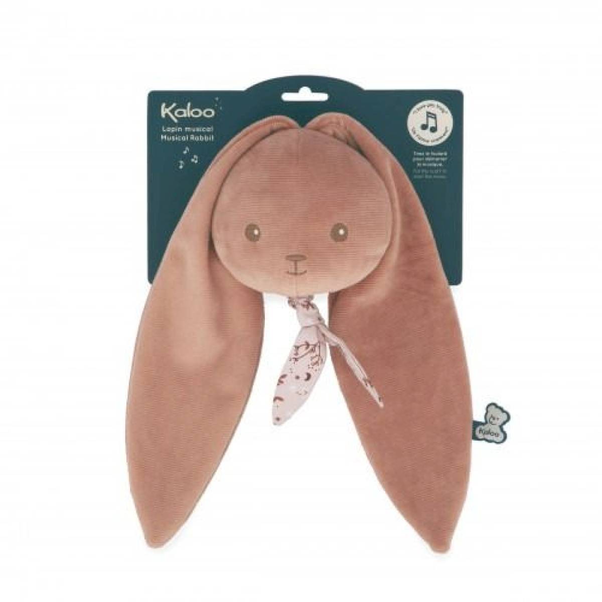 Peluche musicale Lapin Terracotta