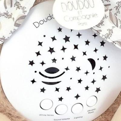 Veilleuse musicale Lapin beige