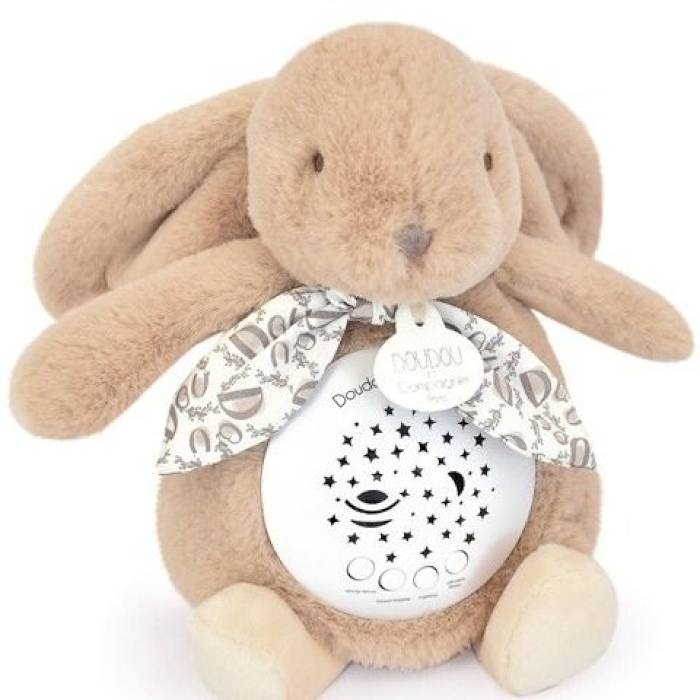 Veilleuse musicale Lapin beige