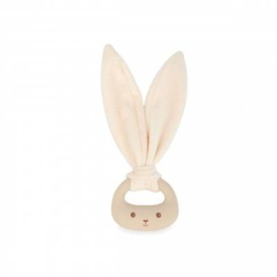 Anneau de dentition en silicone Lapin crème