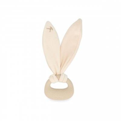 Anneau de dentition en silicone Lapin crème