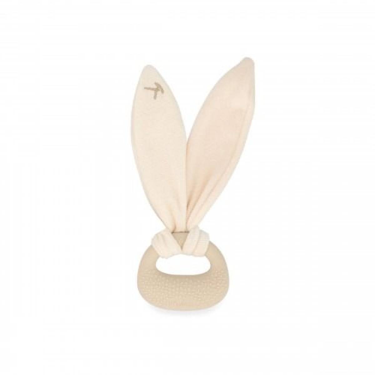 Anneau de dentition en silicone Lapin crème
