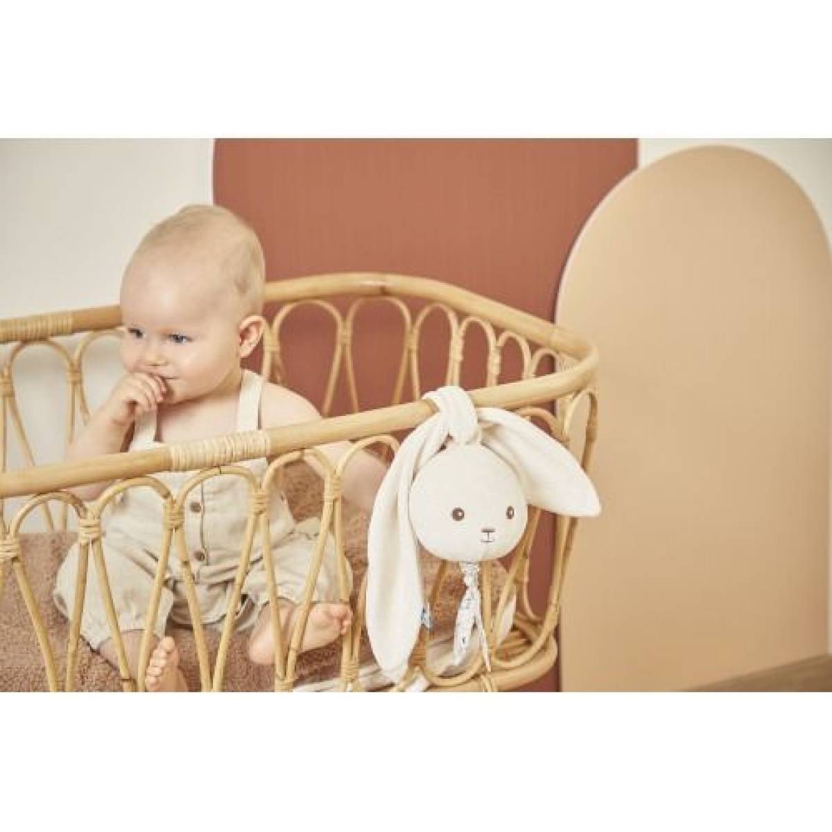 Peluche musicale Lapin crème