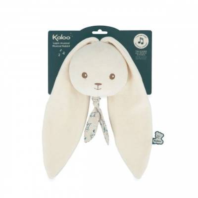 Peluche musicale Lapin crème