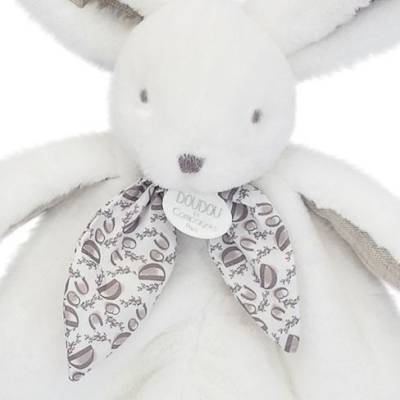 Doudou Lapin blanc 29cm