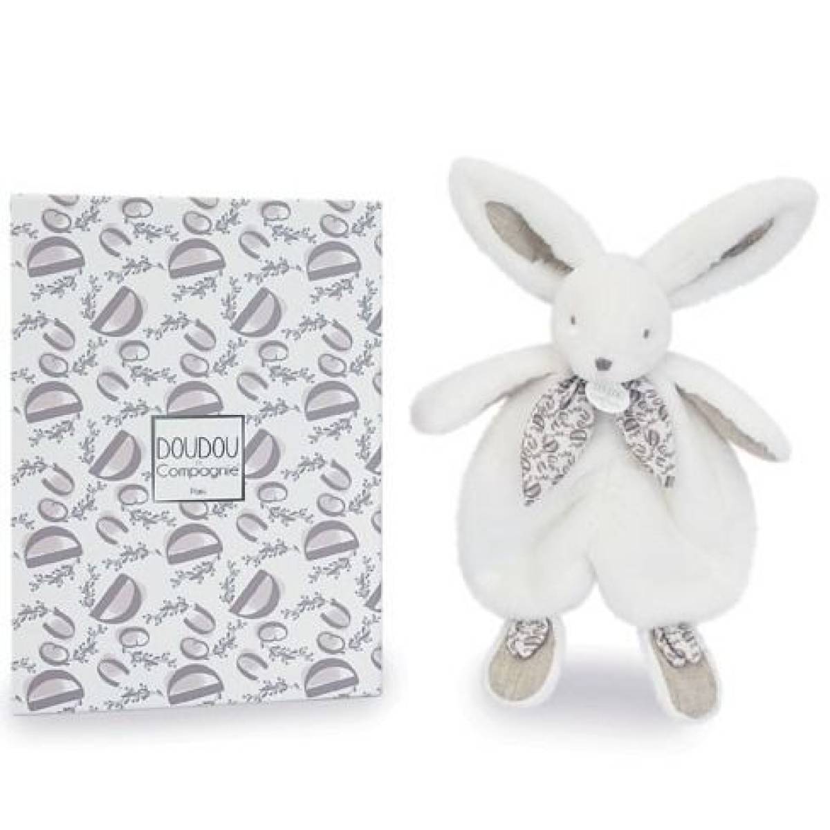 Doudou Lapin blanc 29cm