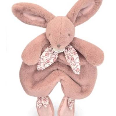 Doudou Lapin rose 29cm